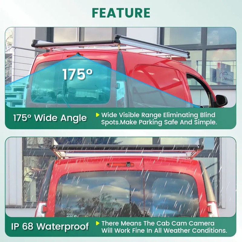 OpelMercedes High-Mount Stop Lamp Integrated Backup rear view Camera